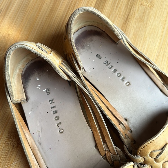 Nisolo Huaraches gently loved and lived in size 8 Almond - Picture 5 of 6